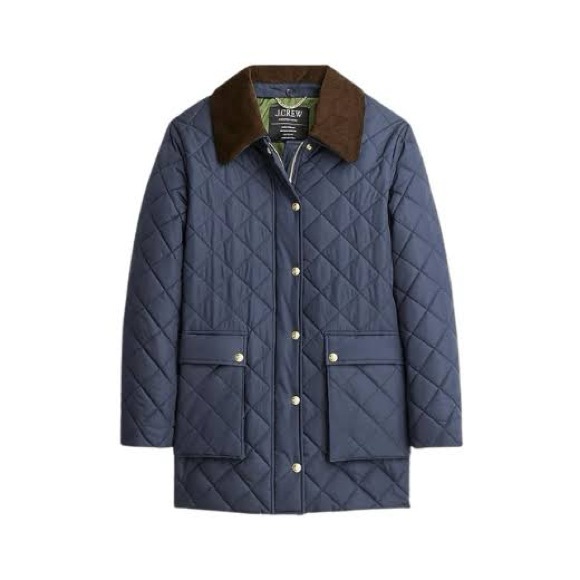 J. Crew Jackets & Blazers - J.Crew Heritage quilted Barn Jacket™ with PrimaLoft® in Navy - Large.